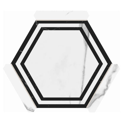 Via Antica | Onta 9"x10" Porcelain Hexagon Wall & Floor Tile