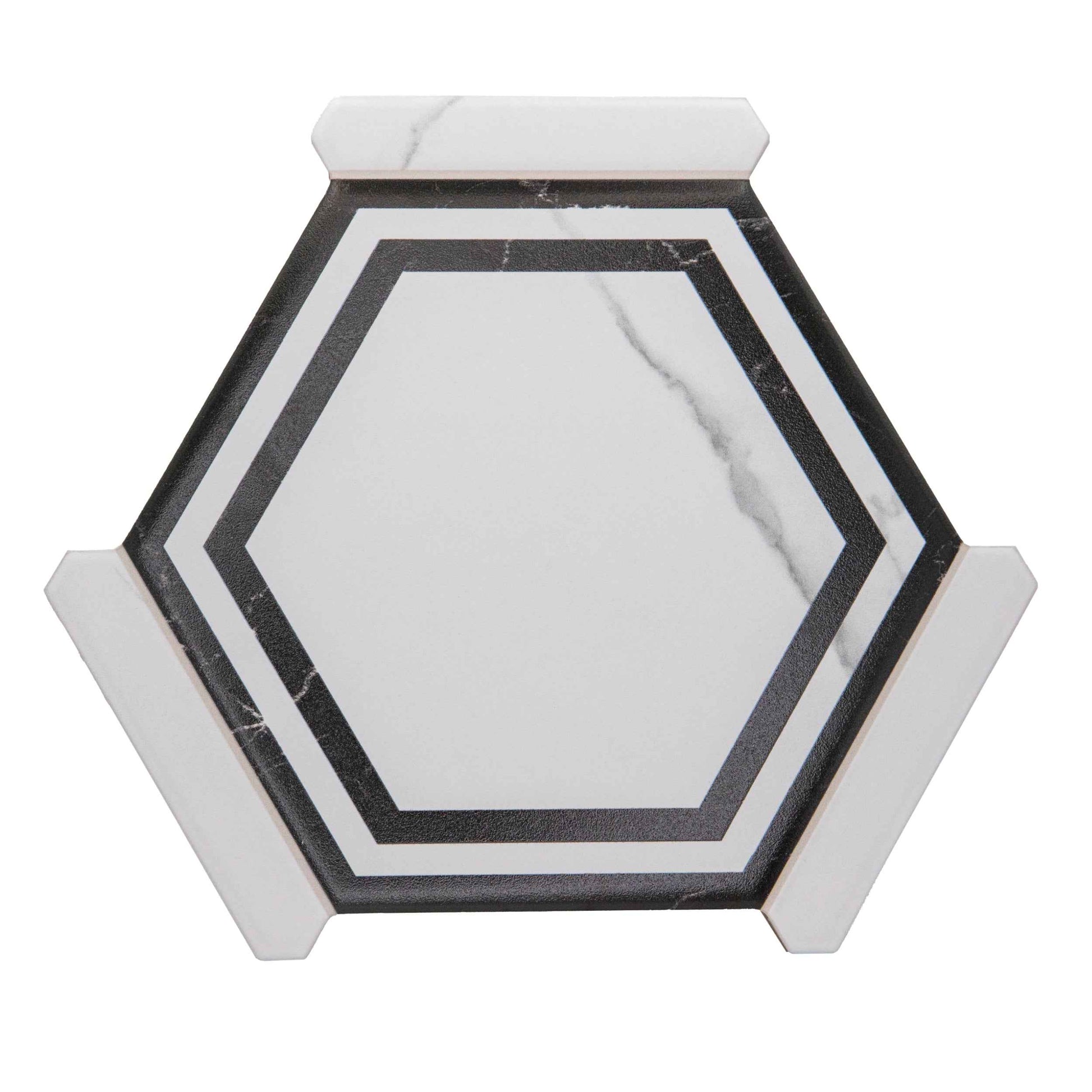 Via Antica | Onta 9"x10" Porcelain Hexagon Wall & Floor Tile