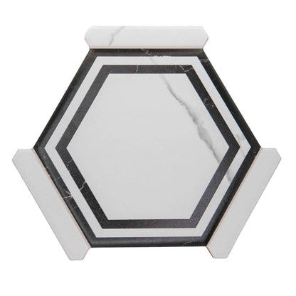 Via Antica | Onta 9"x10" Porcelain Hexagon Wall & Floor Tile
