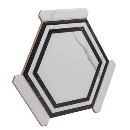 Via Antica | Onta 9"x10" Porcelain Hexagon Wall & Floor Tile