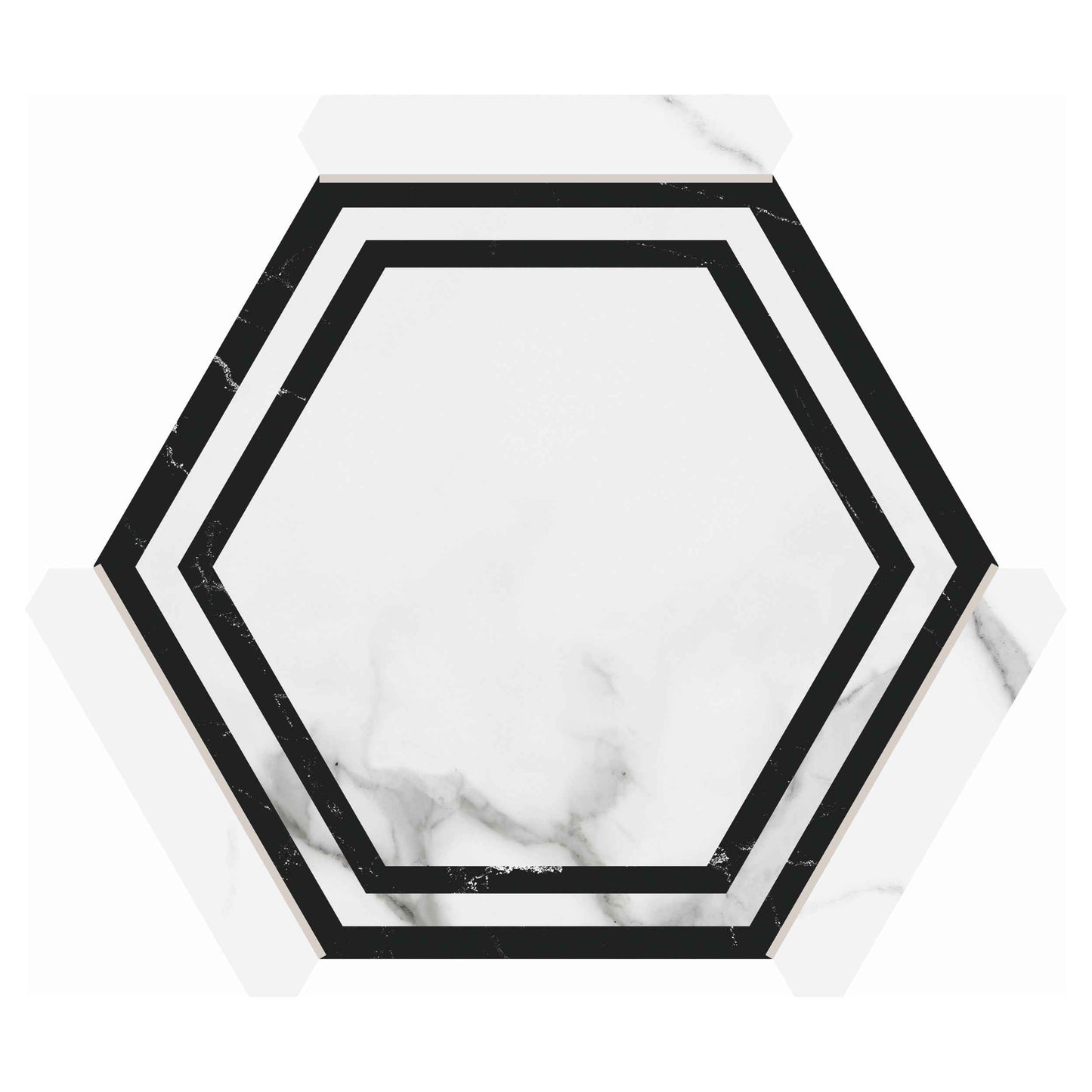 Via Antica | Onta 9"x10" Porcelain Hexagon Wall & Floor Tile