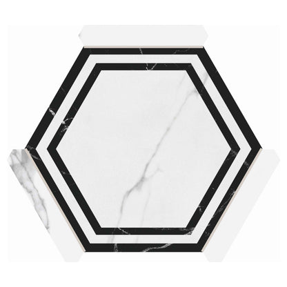 Via Antica | Onta 9"x10" Porcelain Hexagon Wall & Floor Tile