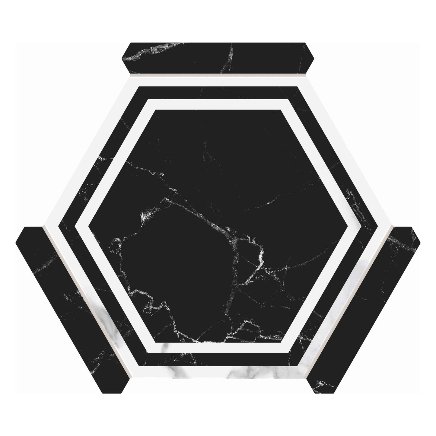 Via Antica | Onta 9"x10" Porcelain Hexagon Wall & Floor Tile