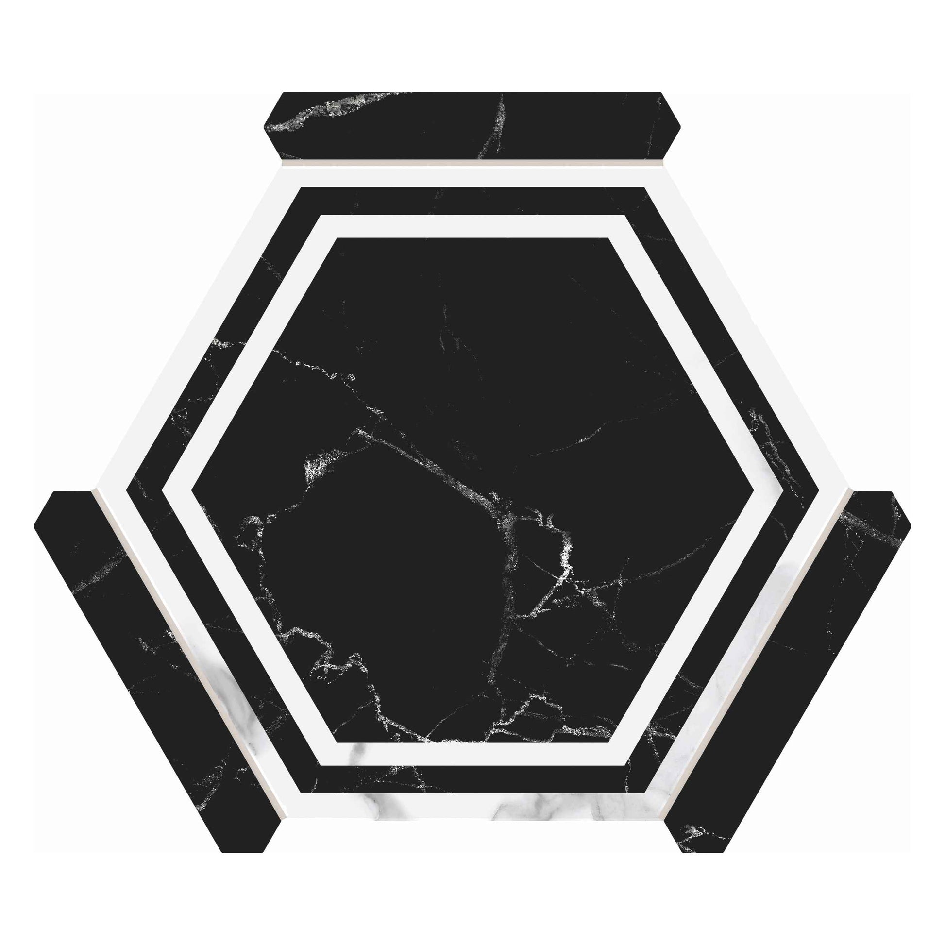 Via Antica | Onta 9"x10" Porcelain Hexagon Wall & Floor Tile