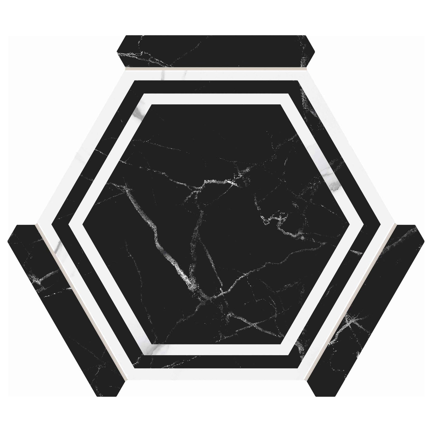 Via Antica | Onta 9"x10" Porcelain Hexagon Wall & Floor Tile