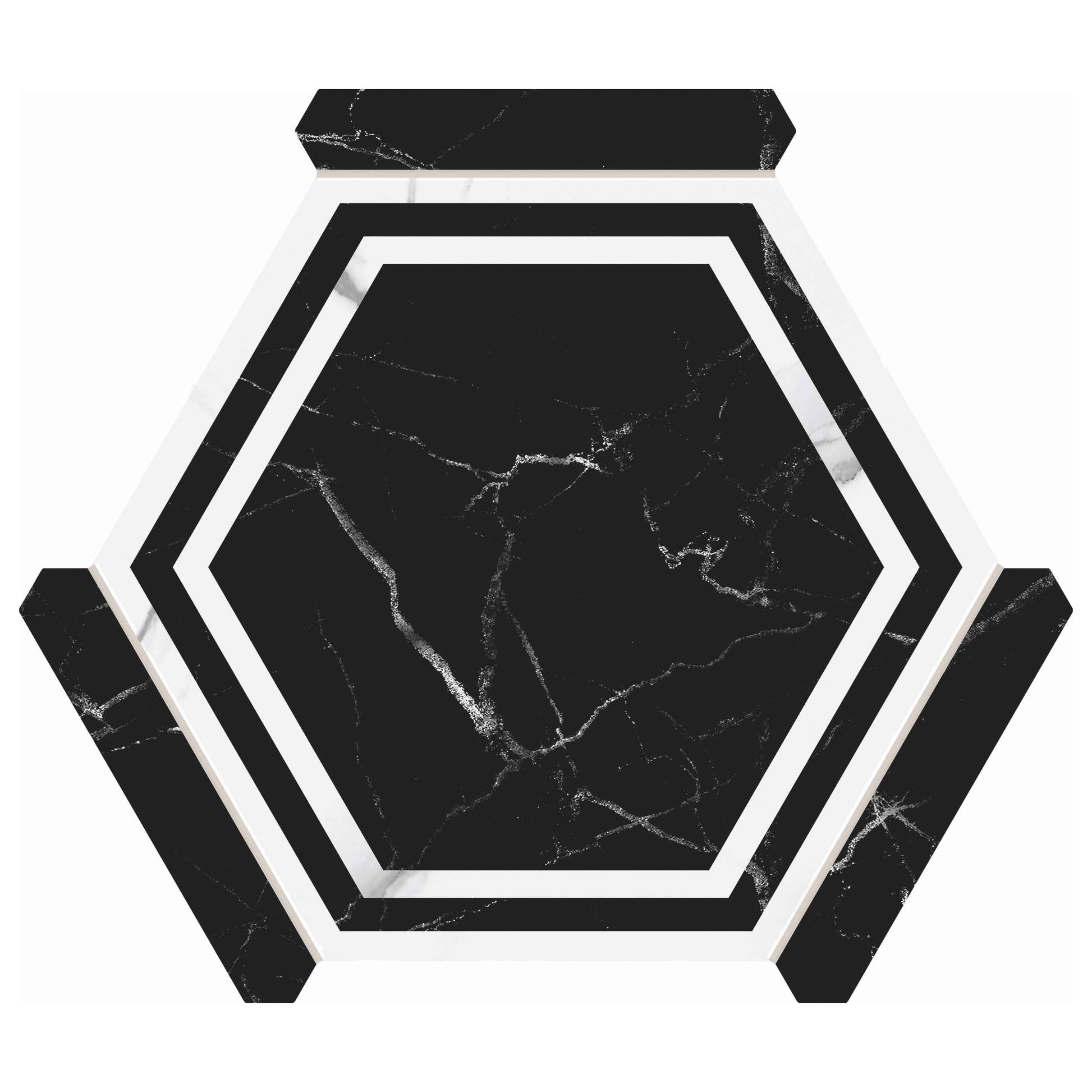 Via Antica | Onta 9"x10" Porcelain Hexagon Wall & Floor Tile