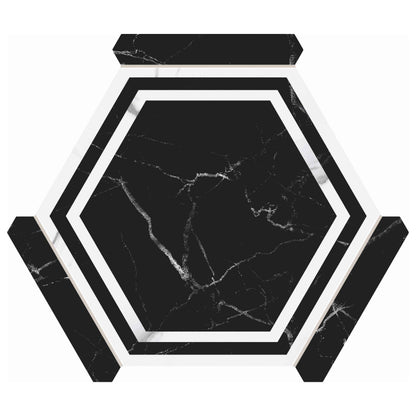 Via Antica | Onta 9"x10" Porcelain Hexagon Wall & Floor Tile