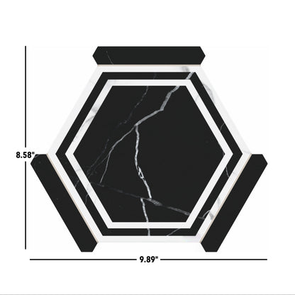 Villa Antica | Onta 9"x10" Porcelain Hexagon Wall & Floor Tile