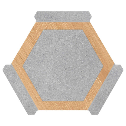 Via Antica | Gris 9"x10" Porcelain Hexagon Wall & Floor Tile