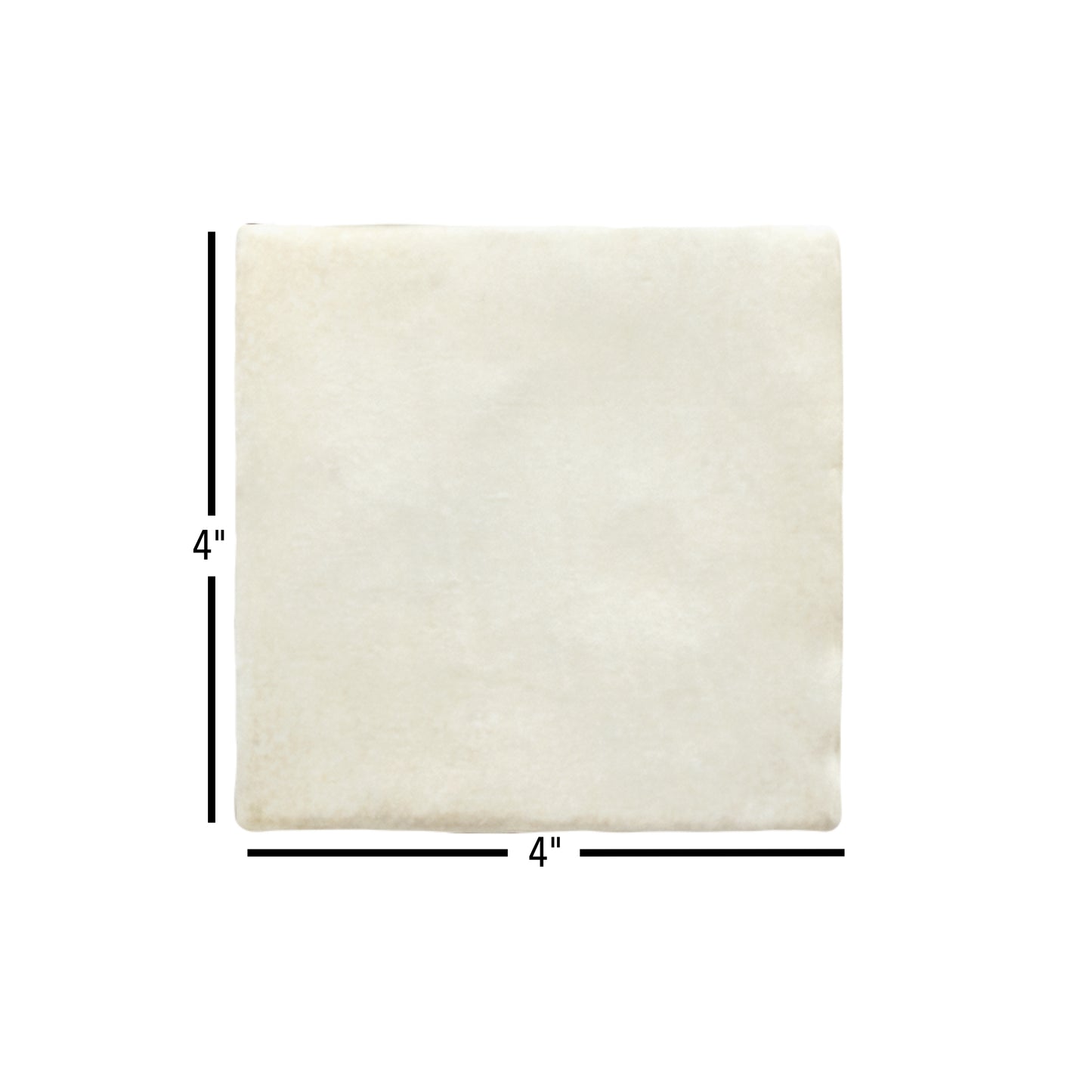 Sabbia Zellige | 4"x4" Ceramic Zellige Wall Tile