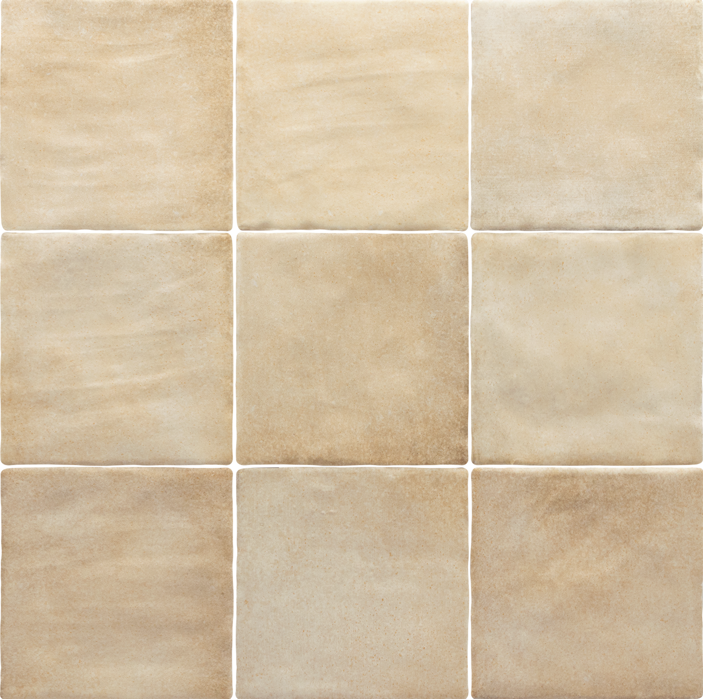 Sabbia Zellige | 4"x4" Ceramic Zellige Wall Tile