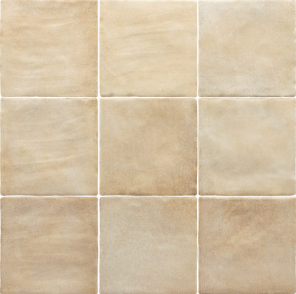 Sabbia Zellige | 4"x4" Ceramic Zellige Wall Tile