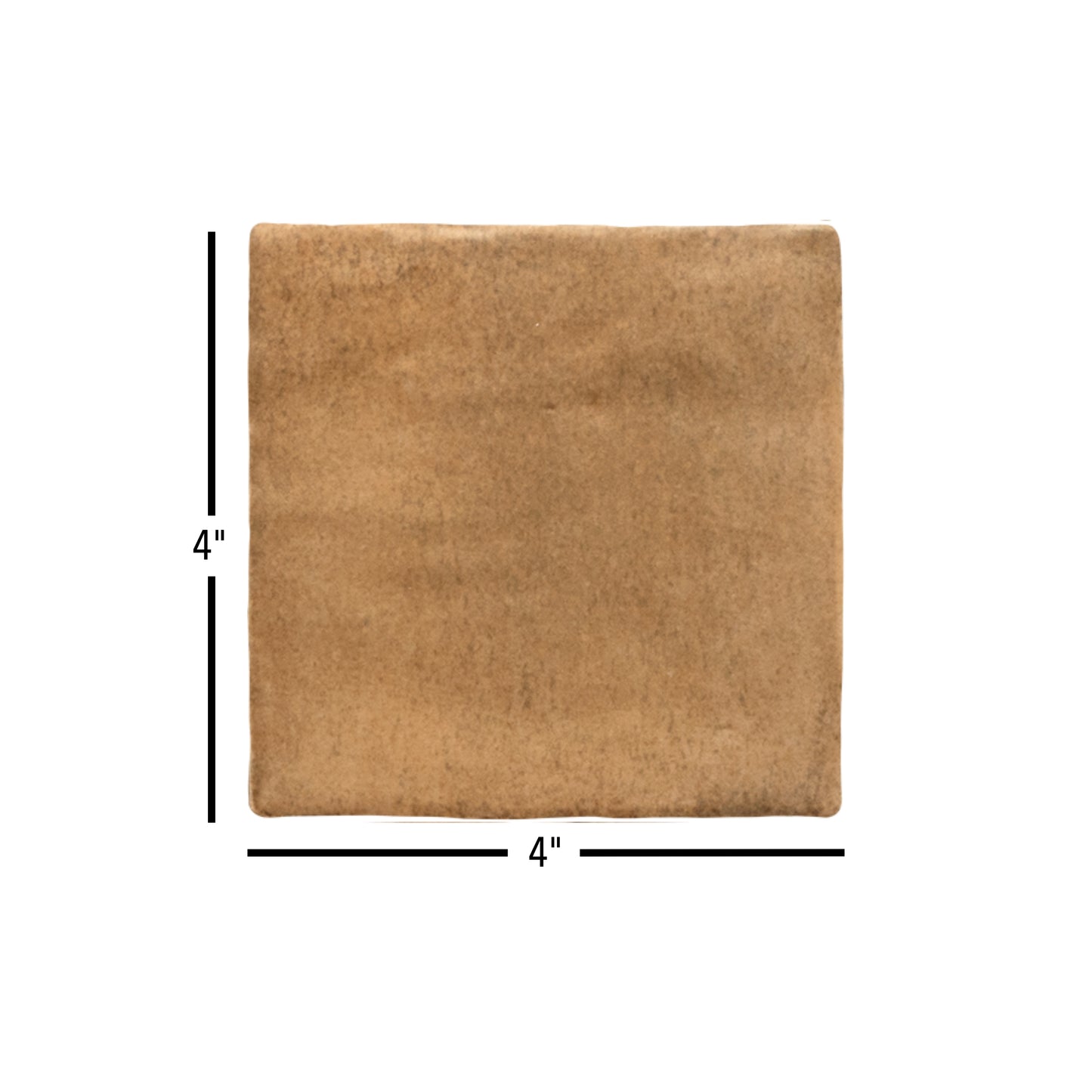Sabbia Zellige | 4"x4" Ceramic Zellige Wall Tile