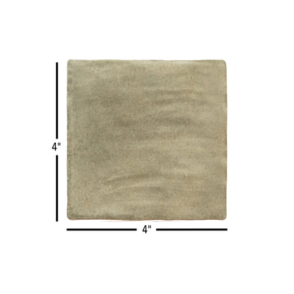 Sabbia Zellige | 4"x4" Ceramic Zellige Wall Tile