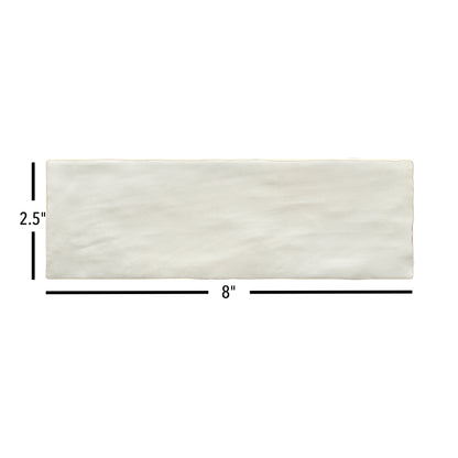 Sabbia Zellige | 3"x8" Ceramic Zellige Wall Tile