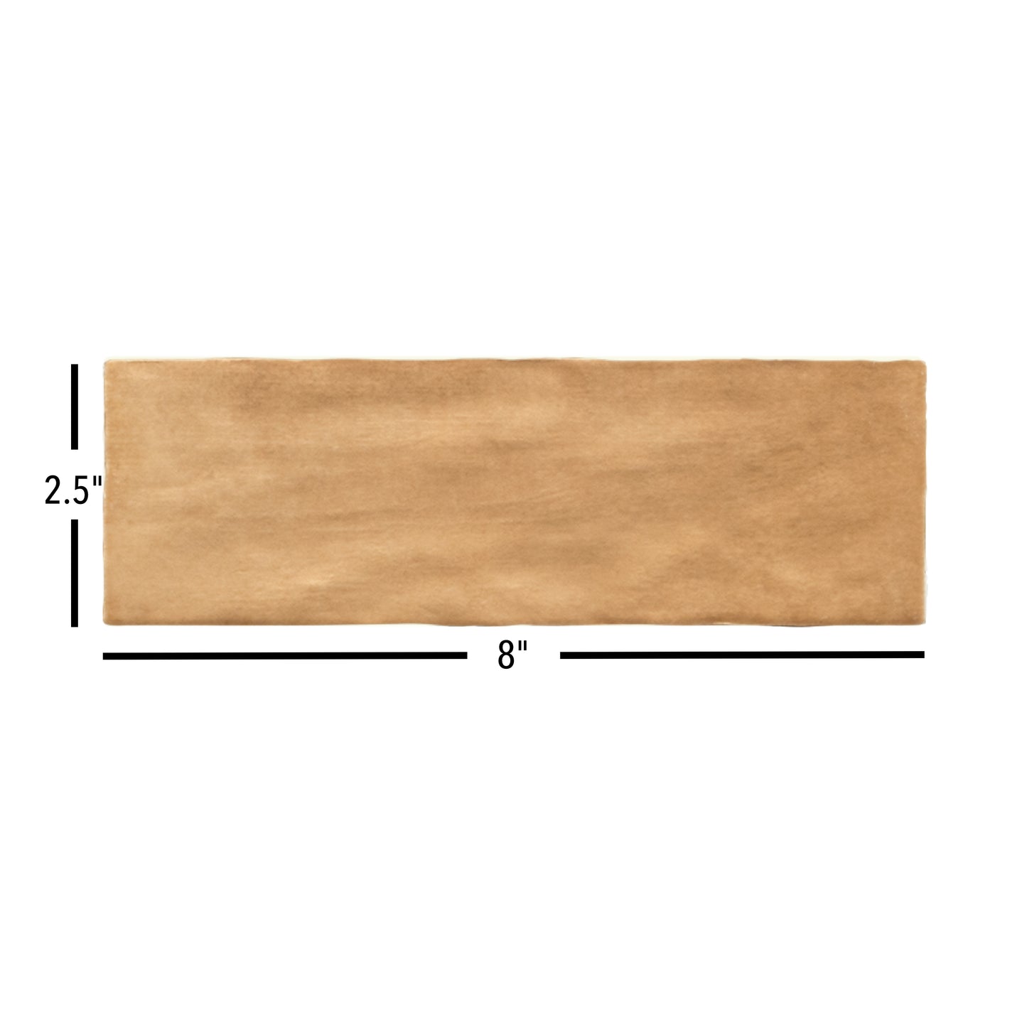 Sabbia Zellige | 3"x8" Ceramic Zellige Wall Tile