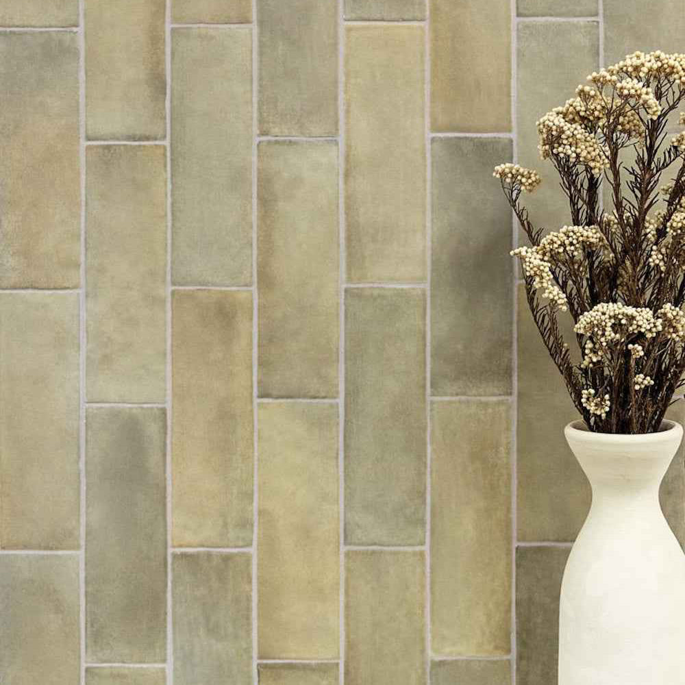 Sabbia Zellige | 3"x8" Ceramic Zellige Wall Tile
