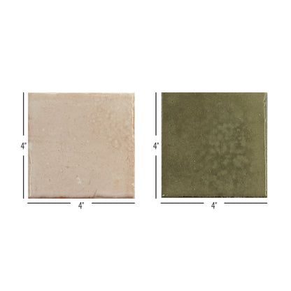 Bohemian Checker | 4"x4" Porcelain Checkerboard Wall Tile