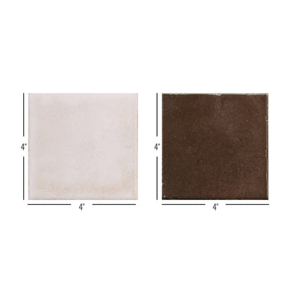 Bohemian Checker | 4"x4" Porcelain Checkerboard Wall Tile