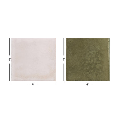 Bohemian Checker | 4"x4" Porcelain Checkerboard Wall Tile