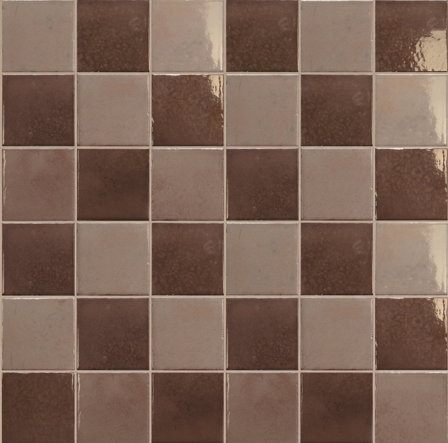 Bohemian Checker | 4"x4" Porcelain Checkerboard Wall Tile