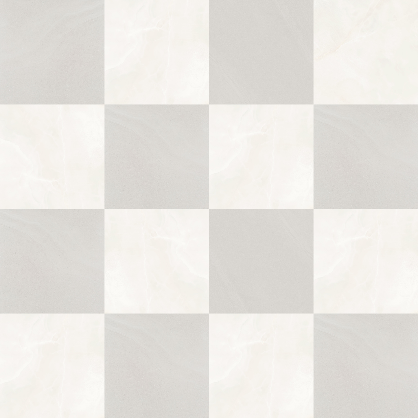 Precious Checkerboard | 24"x24" Marble Look Floor & Wall Tile