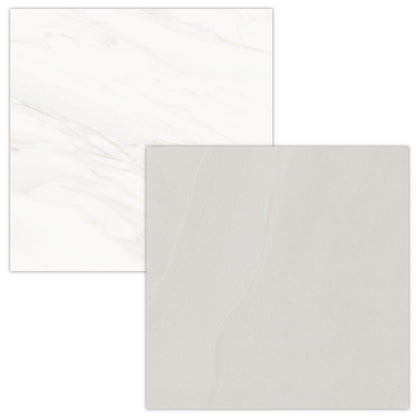 Precious Checkerboard | 24"x24" Marble Look Floor & Wall Tile