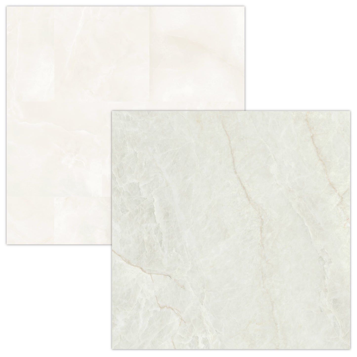 Precious Checkerboard | 24"x24" Marble Look Floor & Wall Tile