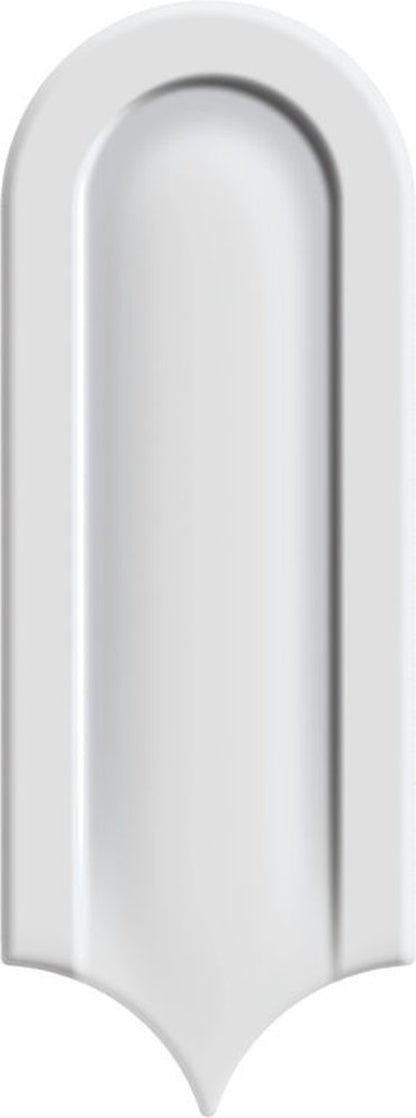 Gala | 3"x8.5" Elongated Beveled Fan Ceramic Wall Tile