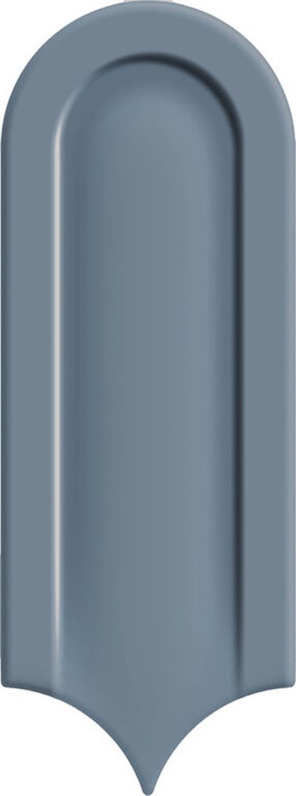 Gala | 3"x8.5" Elongated Beveled Fan Ceramic Wall Tile