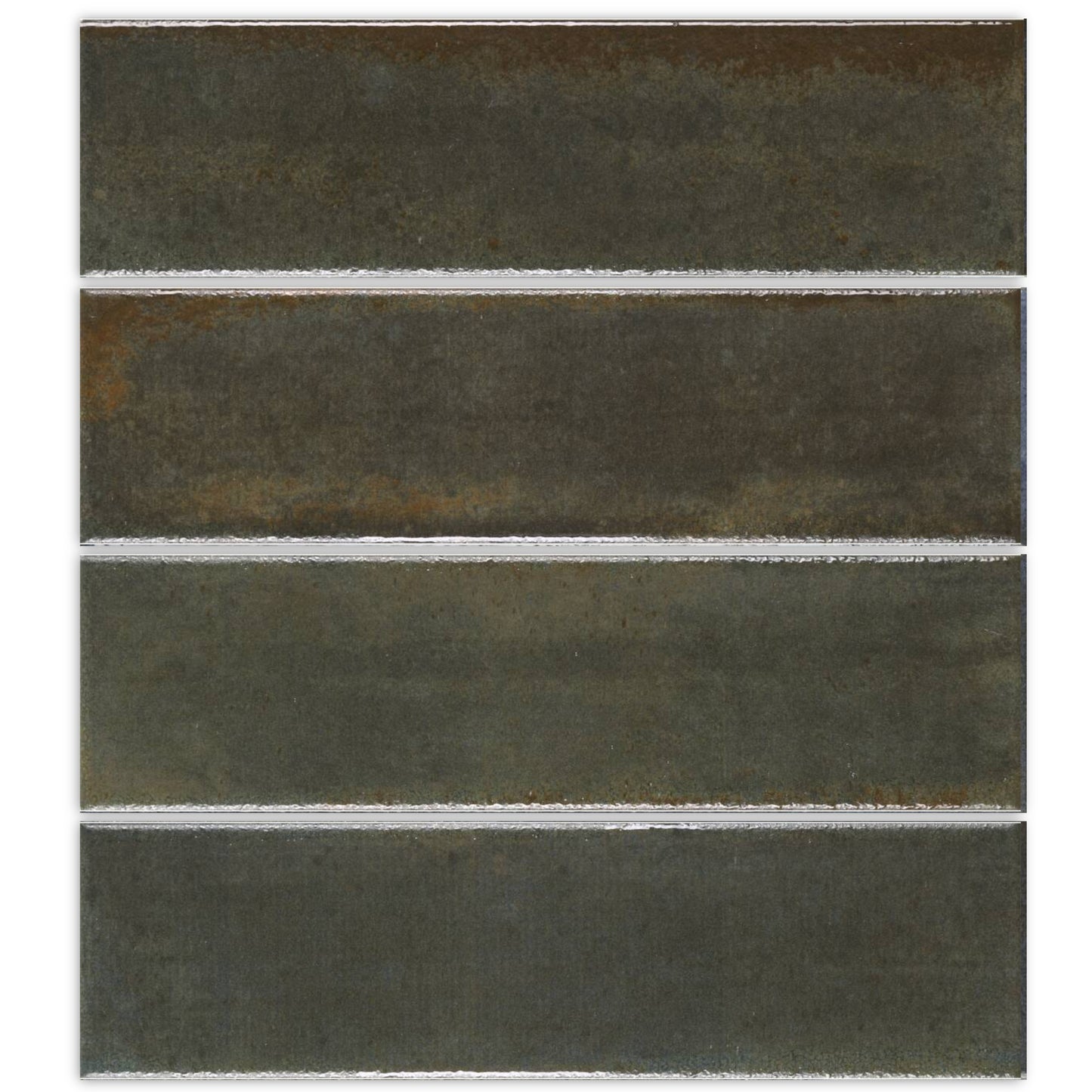 Artifact Reactive | 2.5"x9" Handmade-Look Ceramic Wall Tile