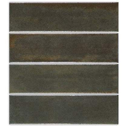 Artifact Reactive | 2.5"x9" Handmade-Look Ceramic Wall Tile