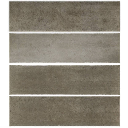 Artifact Reactive | 2.5"x9" Handmade-Look Ceramic Wall Tile