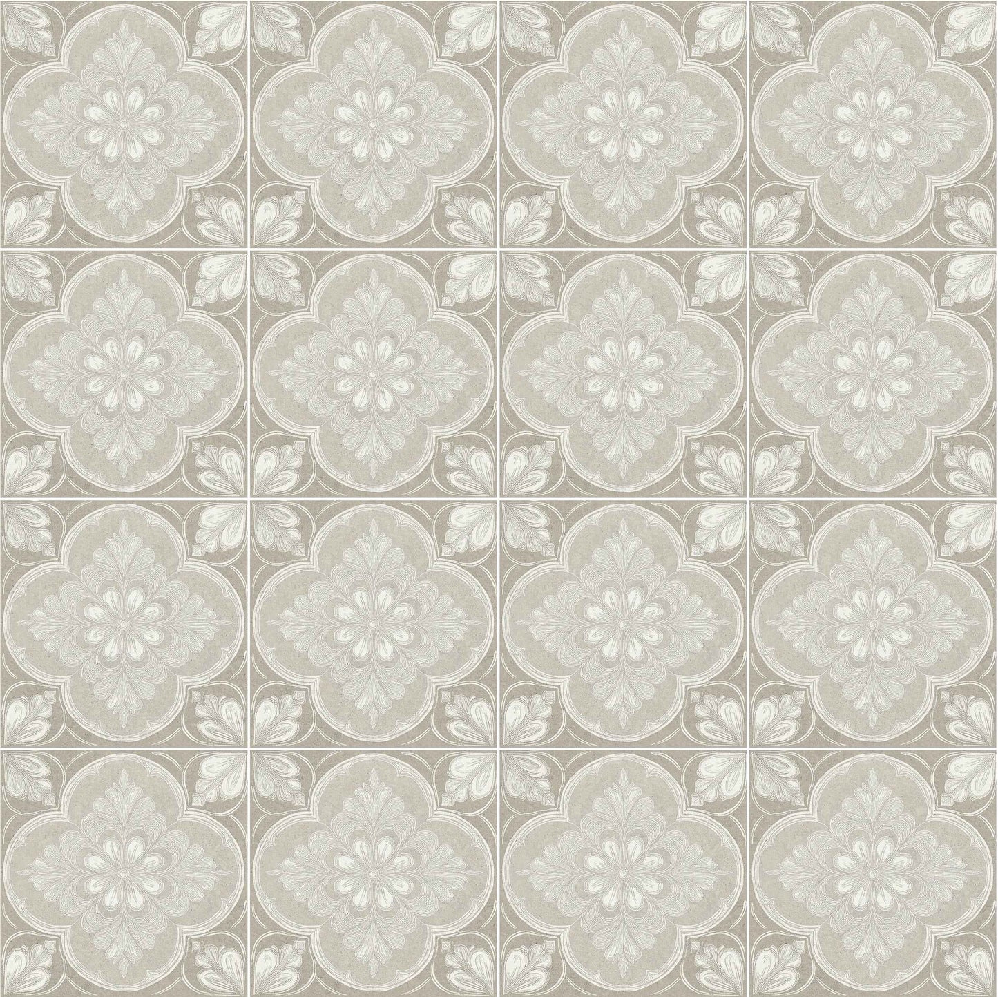 Flora Moda | 6"x6" Siena Porcelain Encaustic Look Floor & Wall Tile