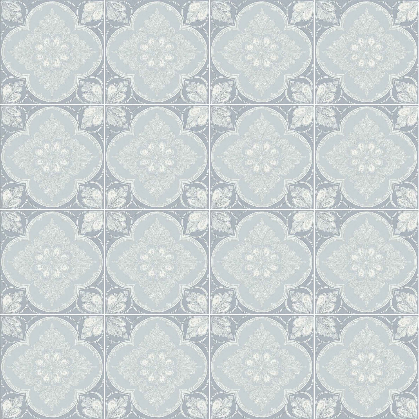 Flora Moda | 6"x6" Siena Porcelain Encaustic Look Floor & Wall Tile