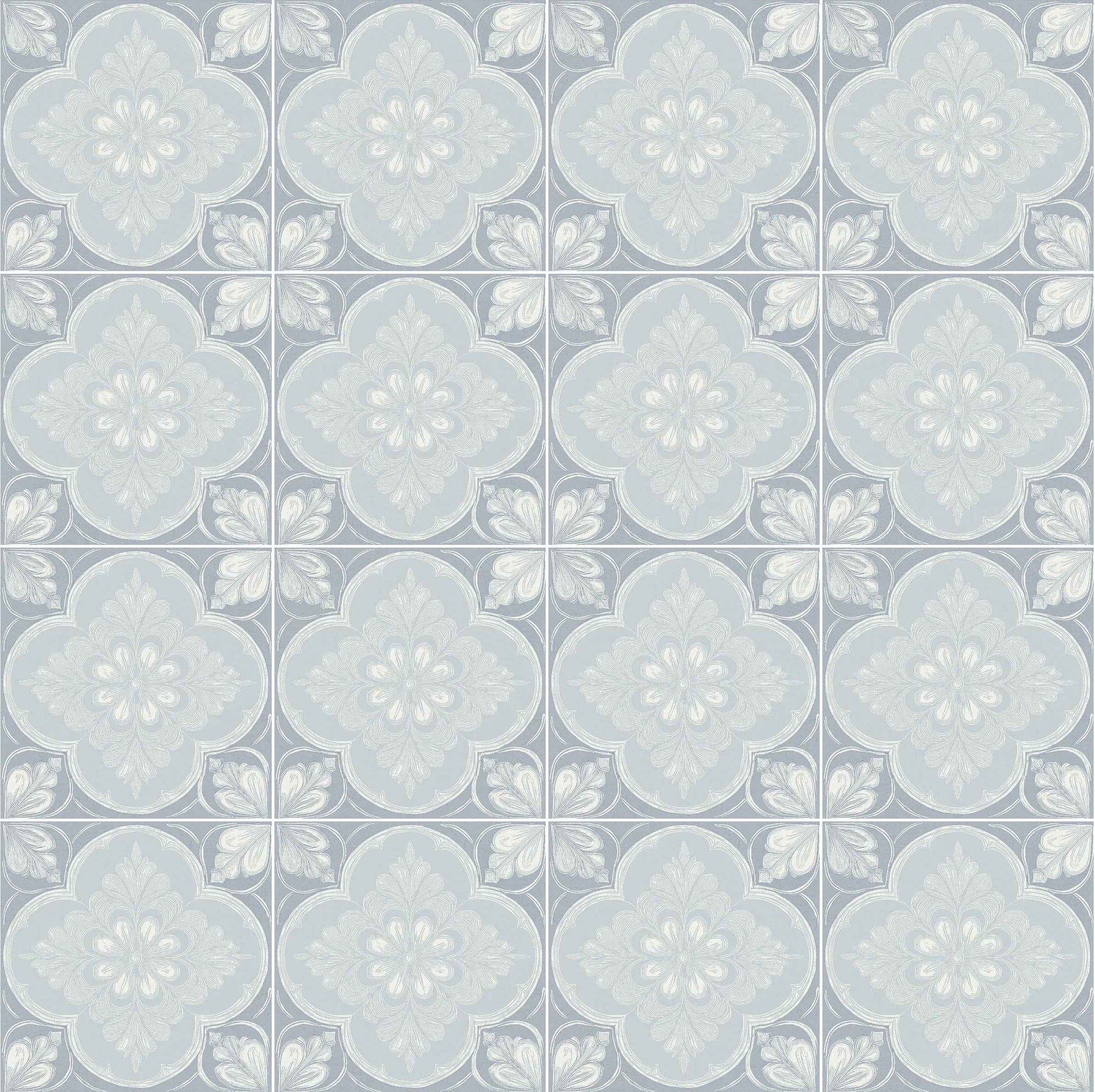 Flora Moda | 6"x6" Siena Porcelain Encaustic Look Floor & Wall Tile