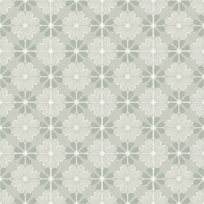 Flora Moda | 6"x6" Serena Porcelain Encaustic Look Floor & Wall Tile