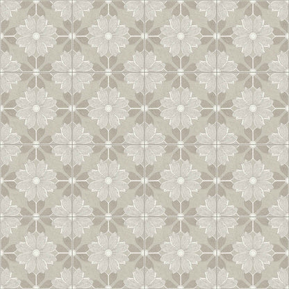 Flora Moda | 6"x6" Serena Porcelain Encaustic Look Floor & Wall Tile