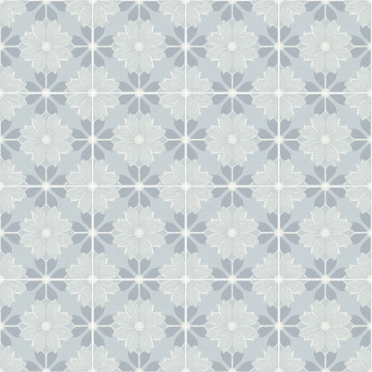 Flora Moda | 6"x6" Serena Porcelain Encaustic Look Floor & Wall Tile