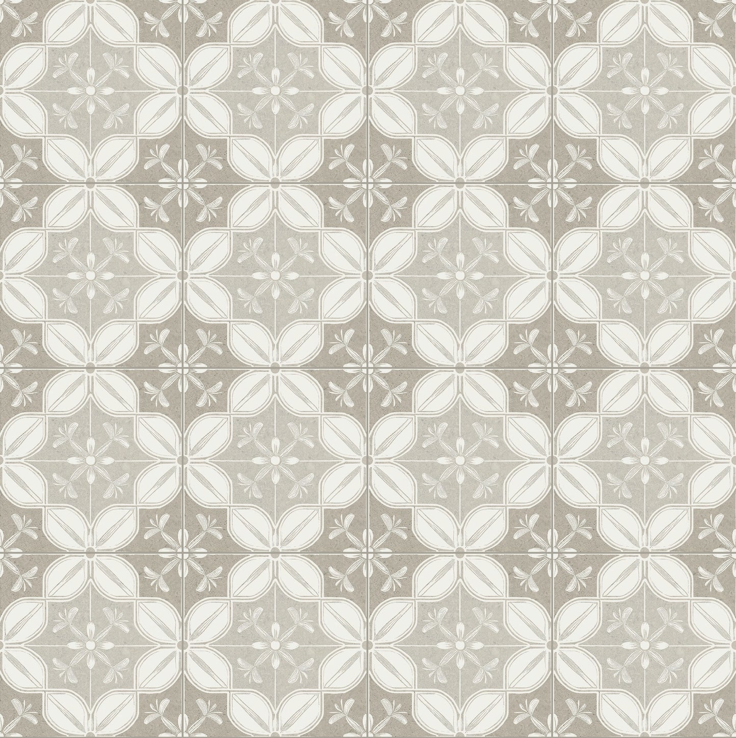 Flora Moda | 6"x6" Senda Porcelain Encaustic Look Floor & Wall Tile