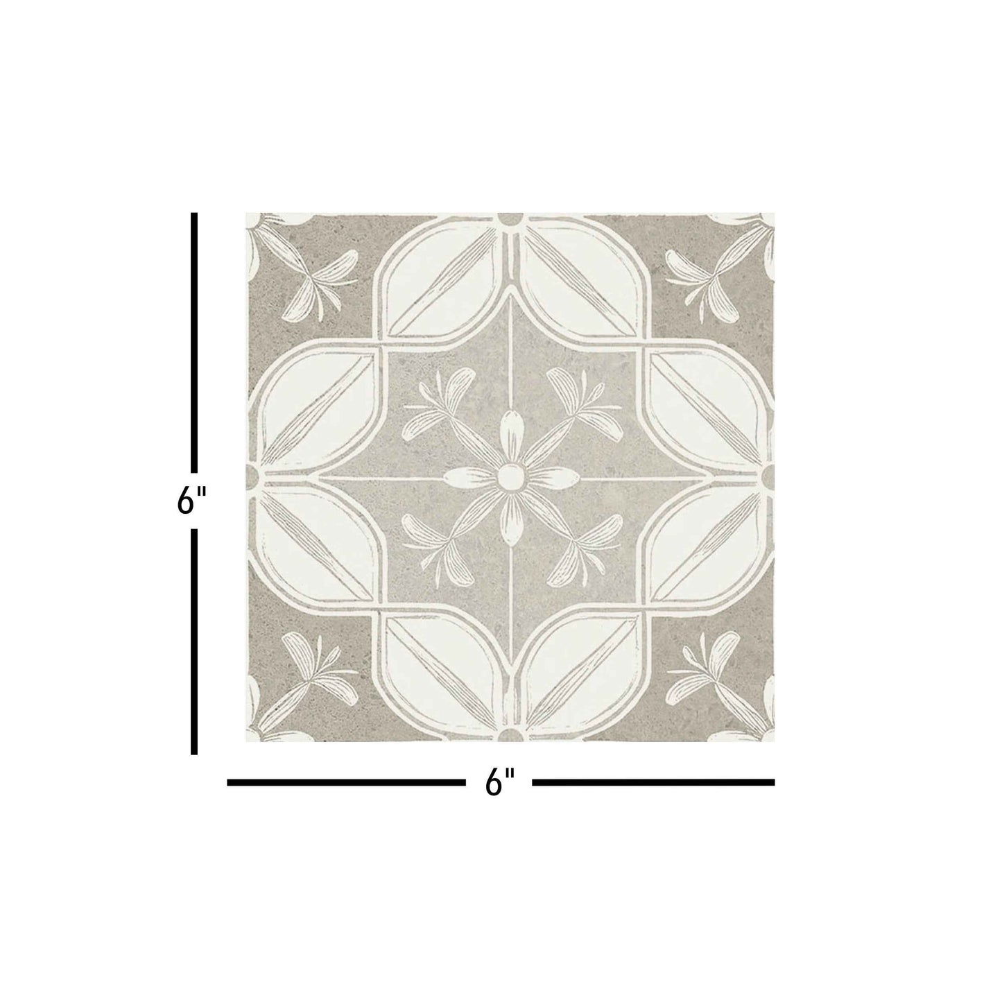 SS-A044084 | Flora Moda 6"x6" (Senda Denim) - SAMPLE