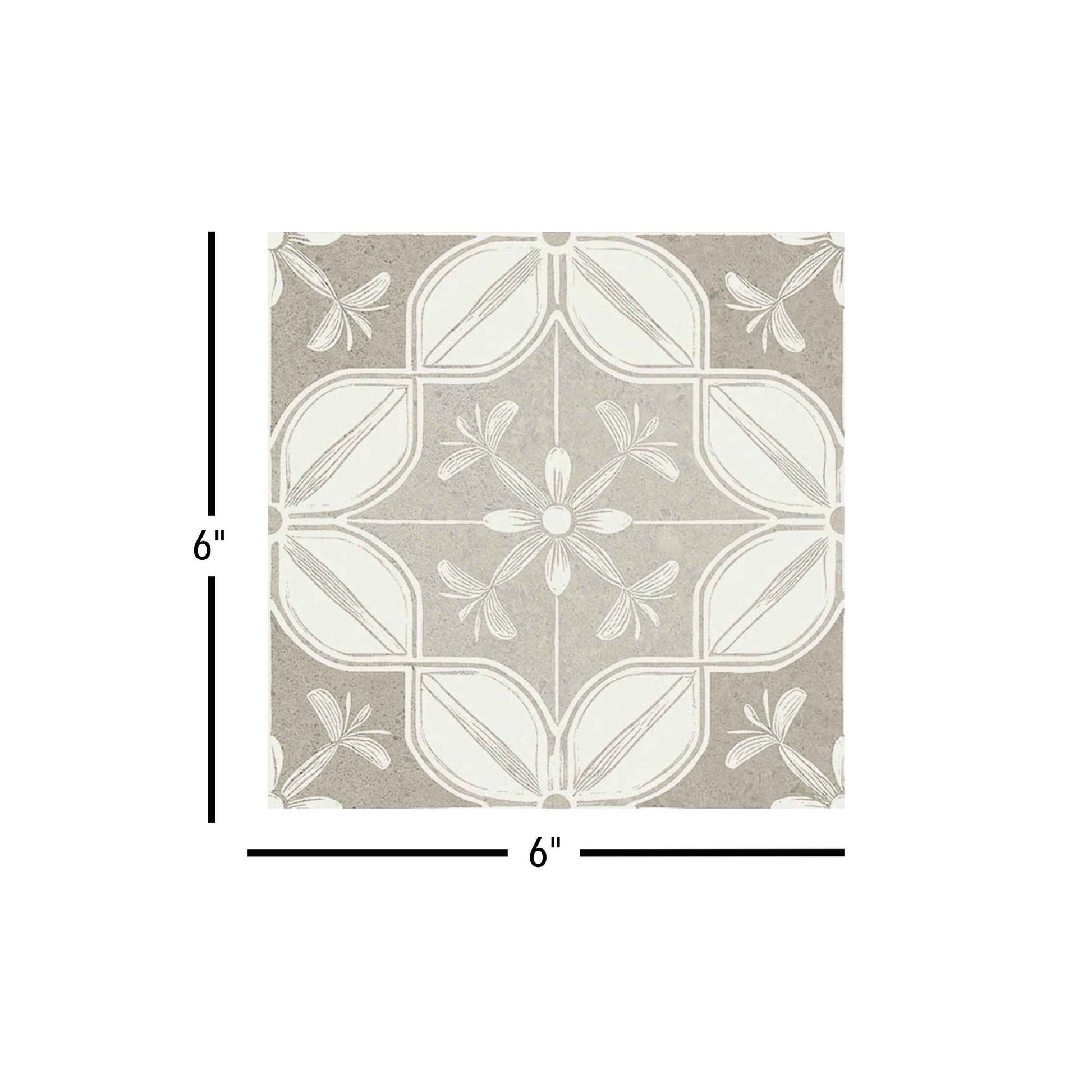 SS-A044084 | Flora Moda 6"x6" (Senda Denim) - SAMPLE