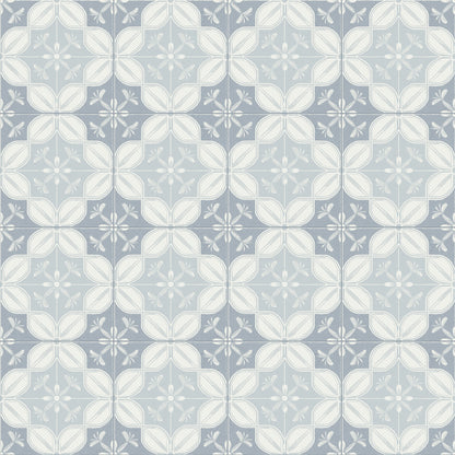 Flora Moda | 6"x6" Senda Porcelain Encaustic Look Floor & Wall Tile