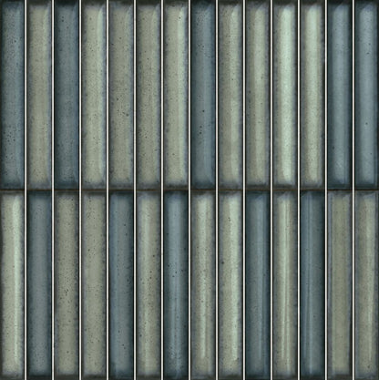 Karatsu | 4.5"x9" Fluted Porcelain Wall Tile