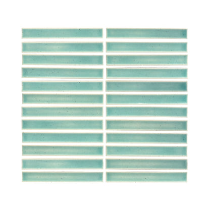 Mid Century Mod | 1"x6" Kit Kat Porcelain Mosaic Tile