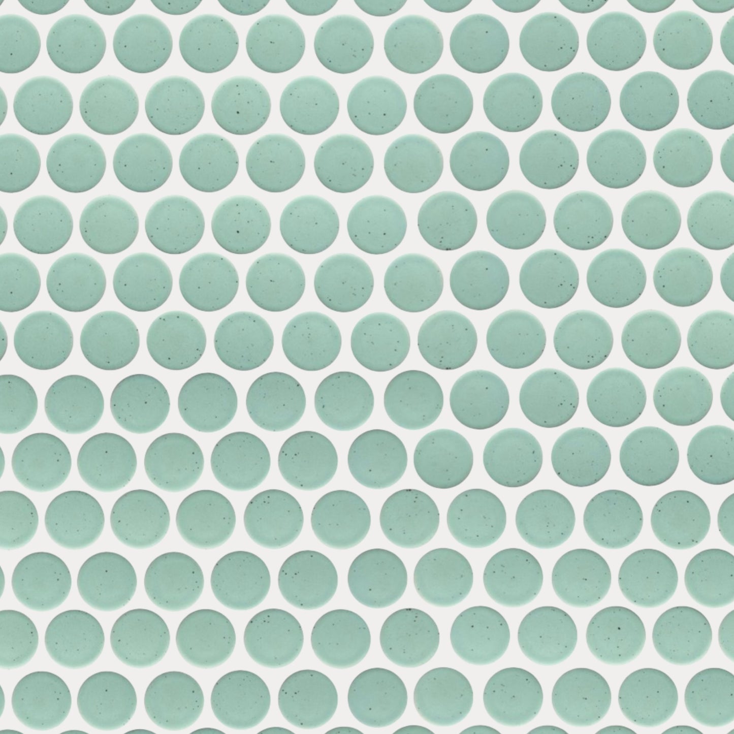 Mid Century Mod | 1.25" Porcelain Penny Round Mosaic Tile