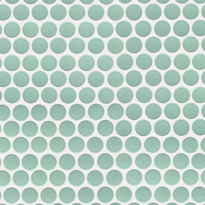 Mid Century Mod | 1.25" Porcelain Penny Round Mosaic Tile