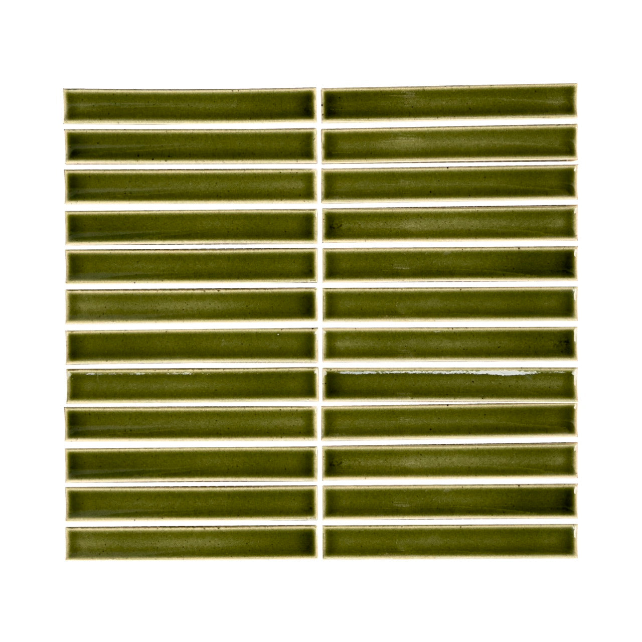 Mid Century Mod | 1"x6" Kit Kat Porcelain Mosaic Tile