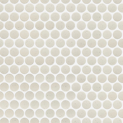 Mid Century Mod | 1.25" Porcelain Penny Round Mosaic Tile