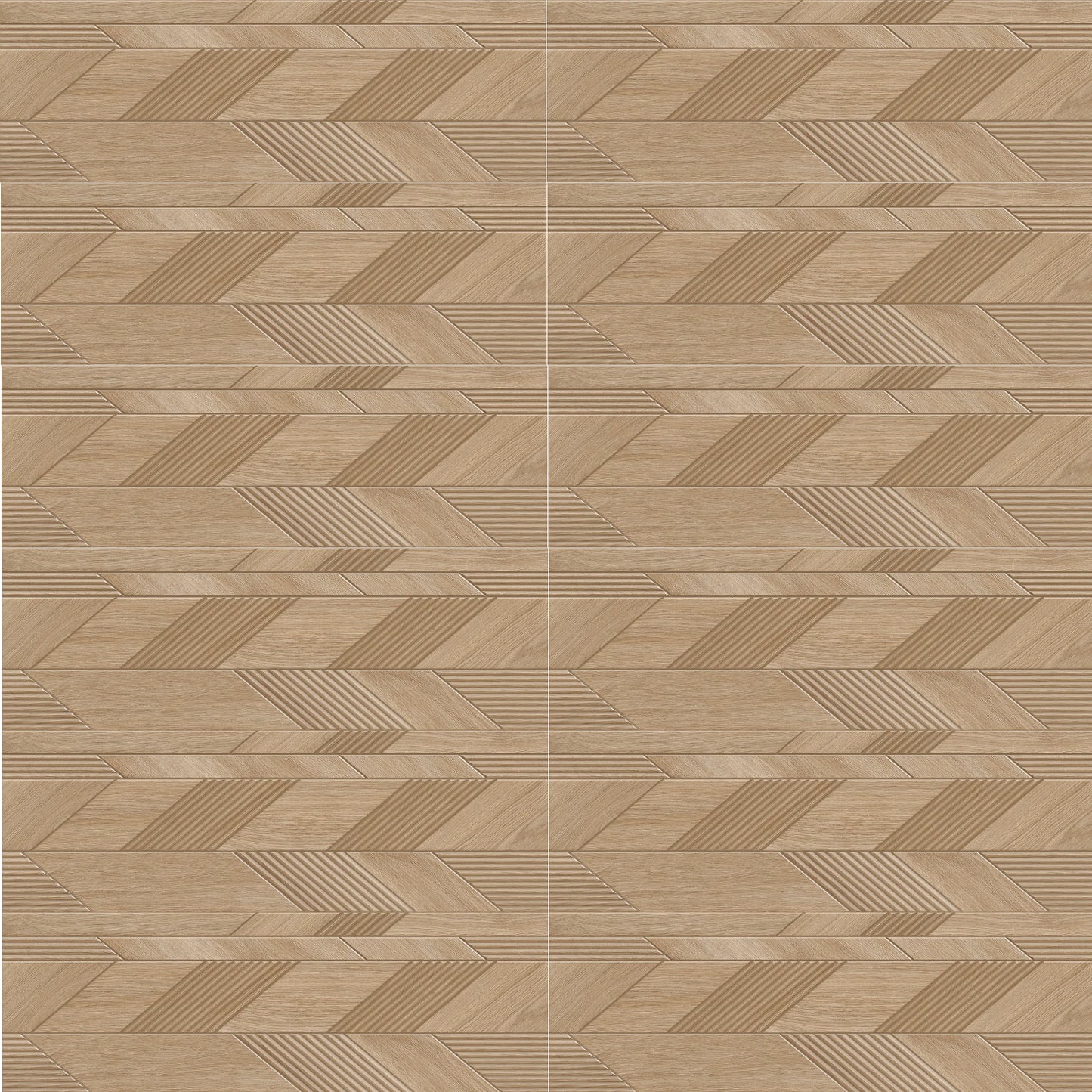 Dimensi | 12"x36" Ceramic Dark Oak Liner Deco Wall Tile